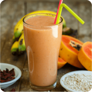 Smoothie de Mamão e Banana
