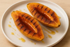 Mamão Grelhado com Canela e Mel - AGC Frutas®